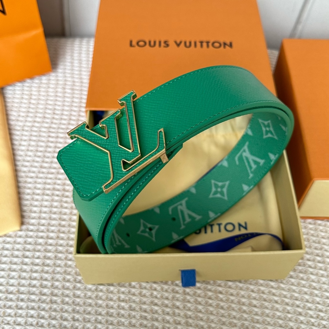 Louis Vuitton Male Basic Belt Cow Leather L