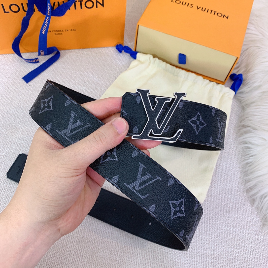 Louis Vuitton Male Basic Belt Cow Leather S-l