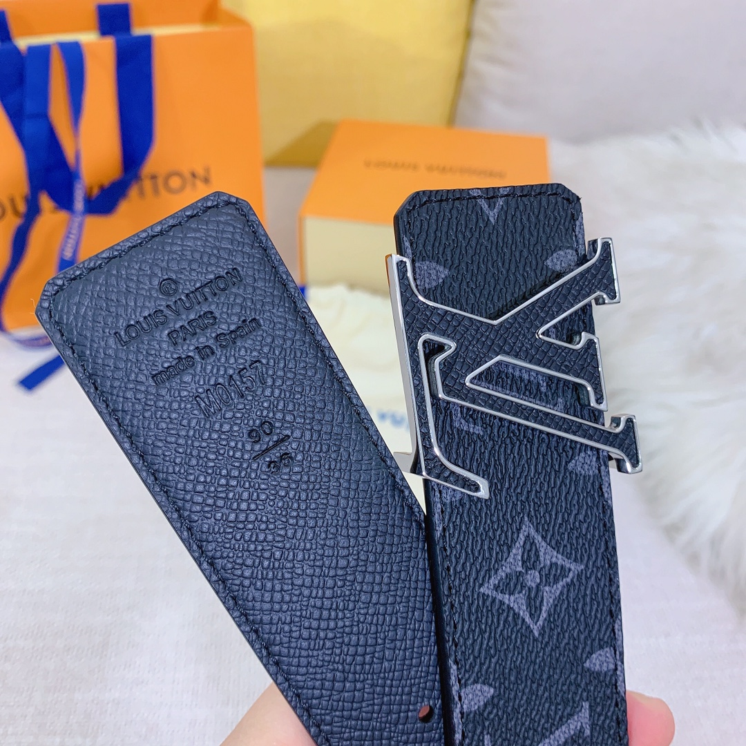 Louis Vuitton Male Basic Belt Cow Leather S-l