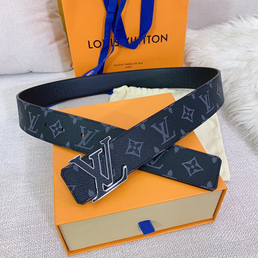 Louis Vuitton Male Basic Belt Cow Leather S-l