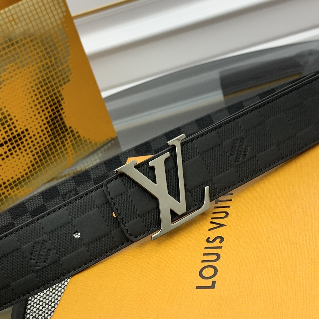 Louis Vuitton Male Basic Belt Cow Leather 13514-m-l