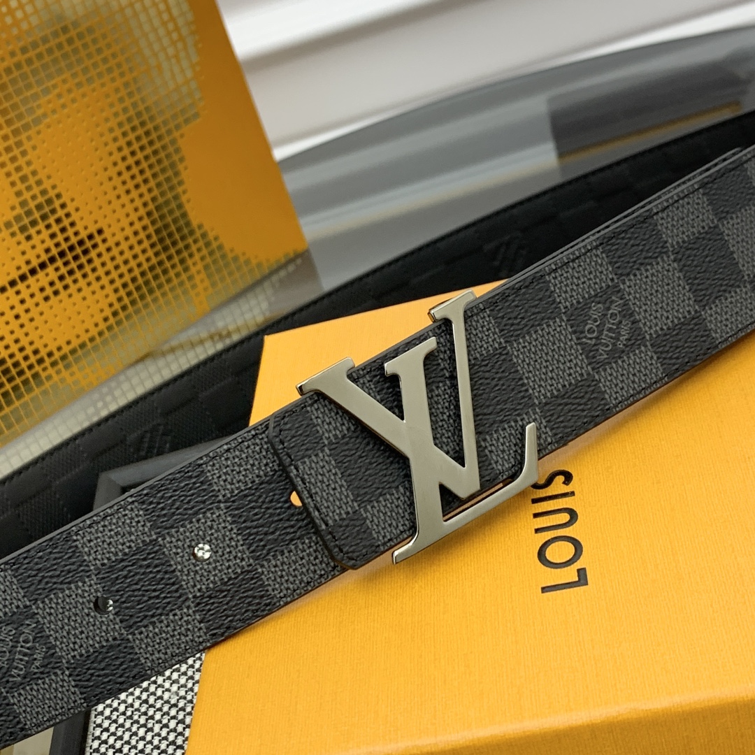 Louis Vuitton Male Basic Belt Cow Leather 13514-m-l