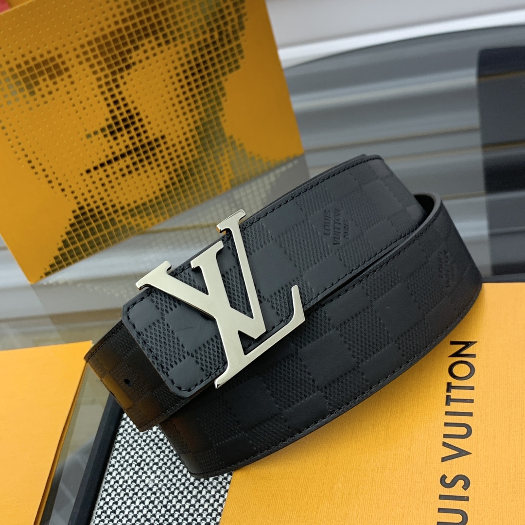 Louis Vuitton Male Basic Belt Cow Leather 13514-m-l