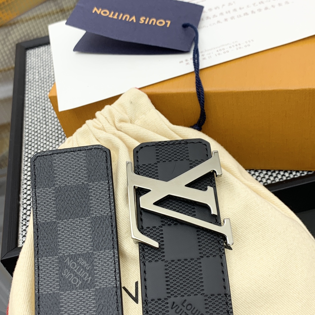 Louis Vuitton Male Basic Belt Cow Leather 13514-m-l