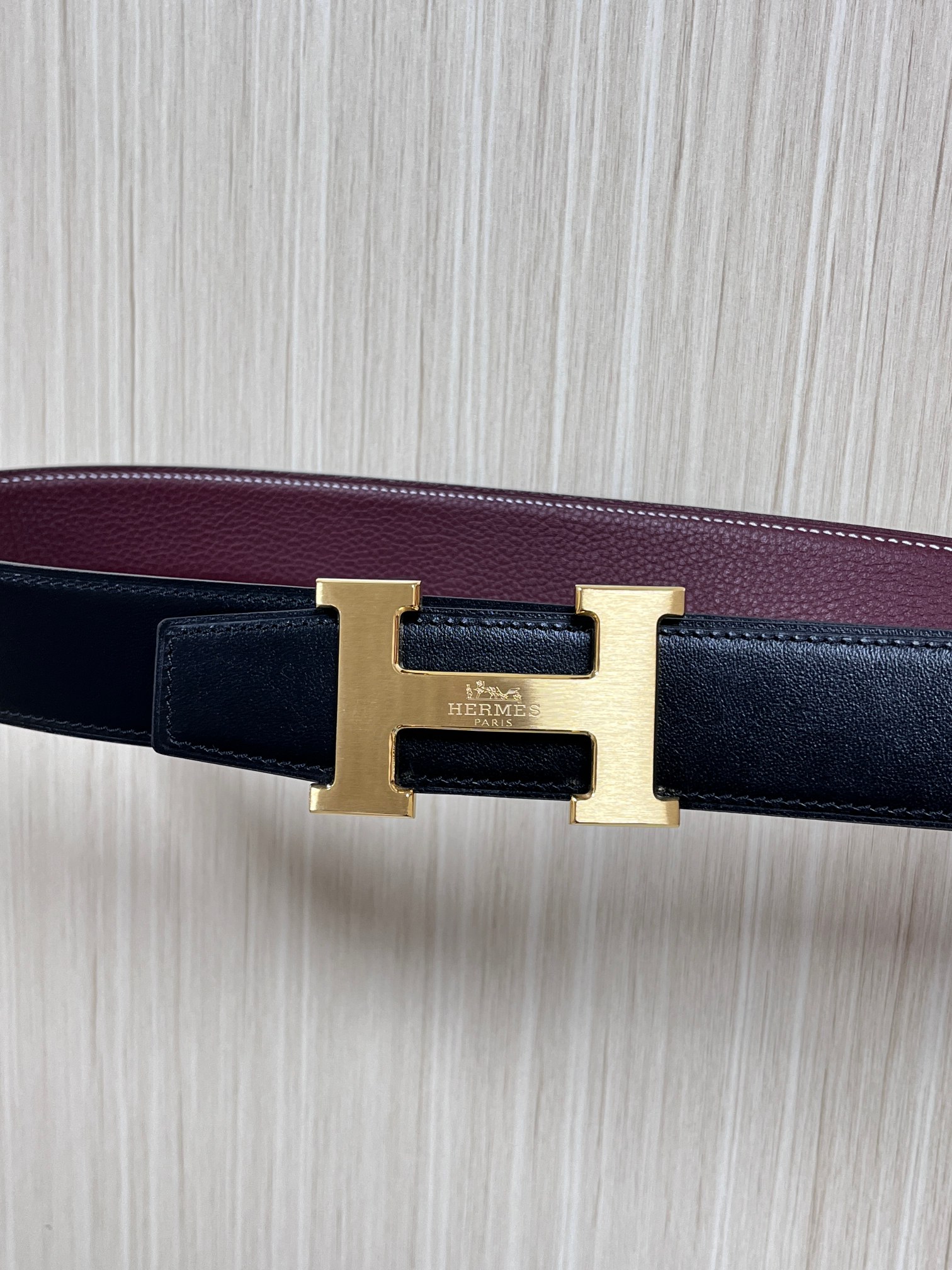 Hermès Male Basic Belt Cow Leather Black 13514