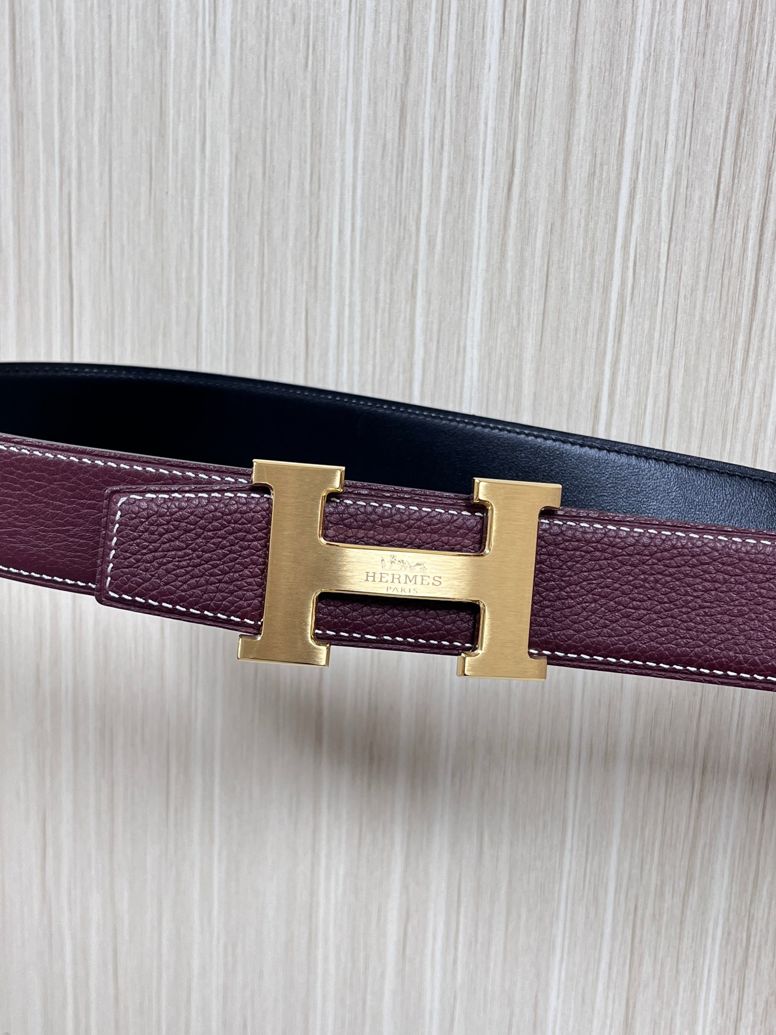 Hermès Male Basic Belt Cow Leather Black 13514