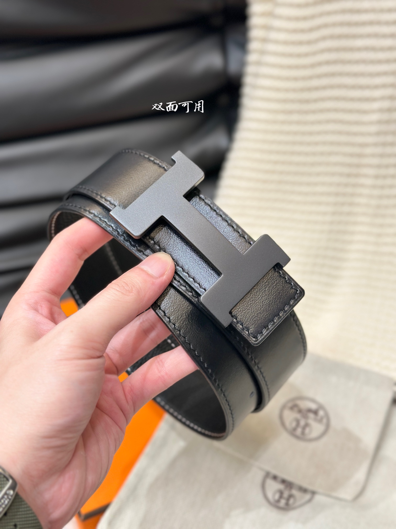 Hermès Male Basic Belt Cow Leather 38mm-s-l