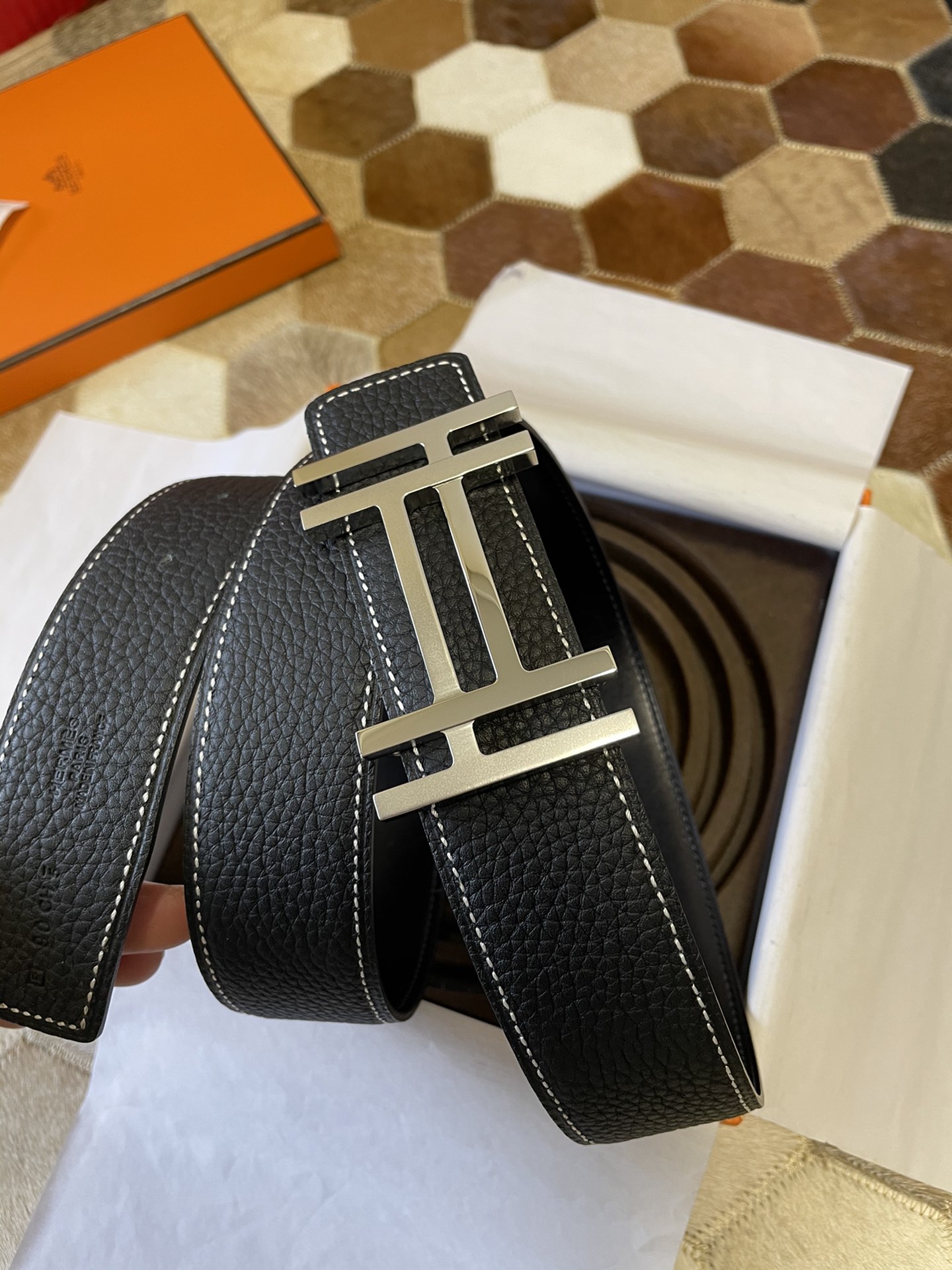 Hermès Male Basic Belt 13514-m