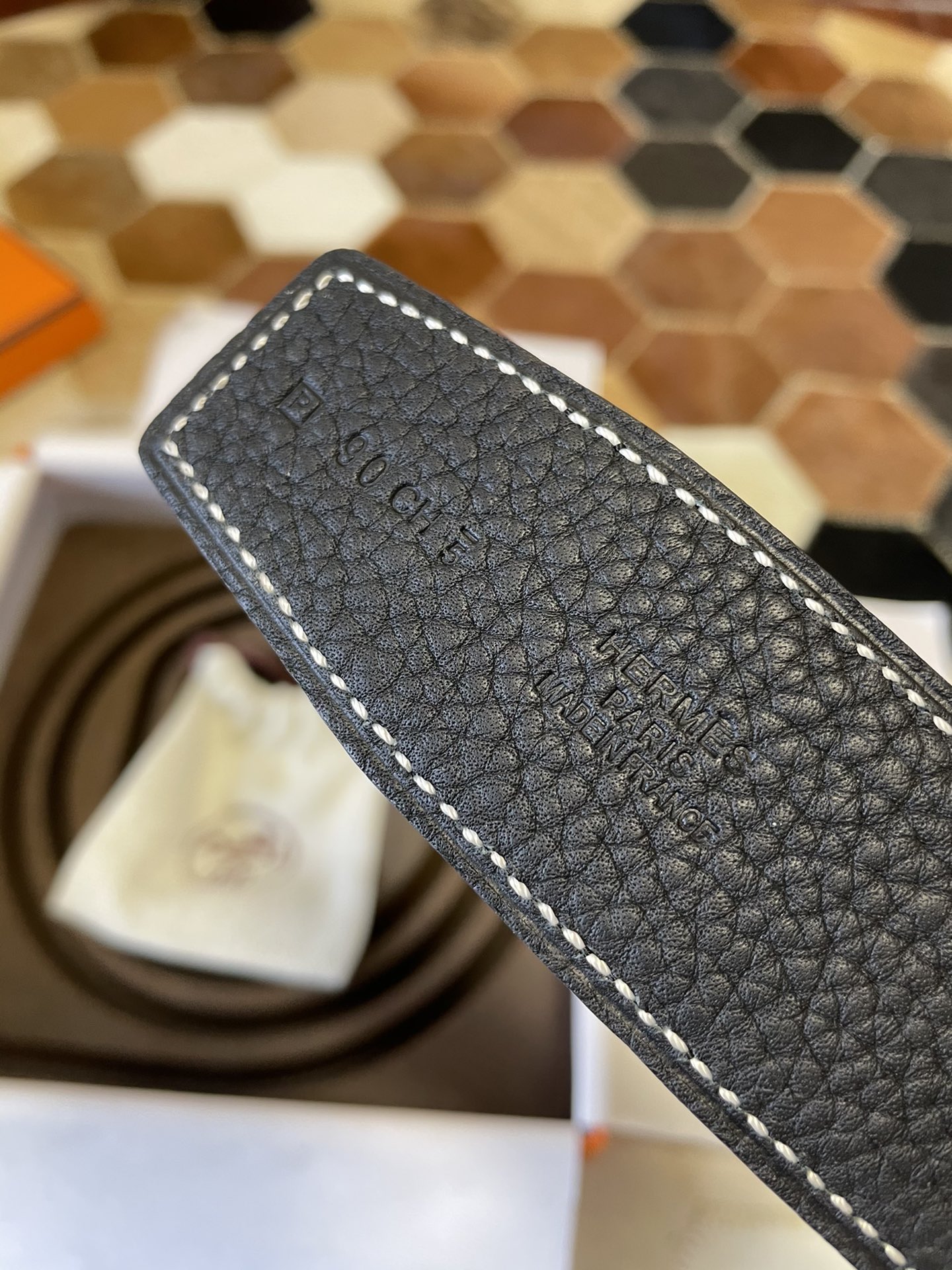 Hermès Male Basic Belt 13514-m