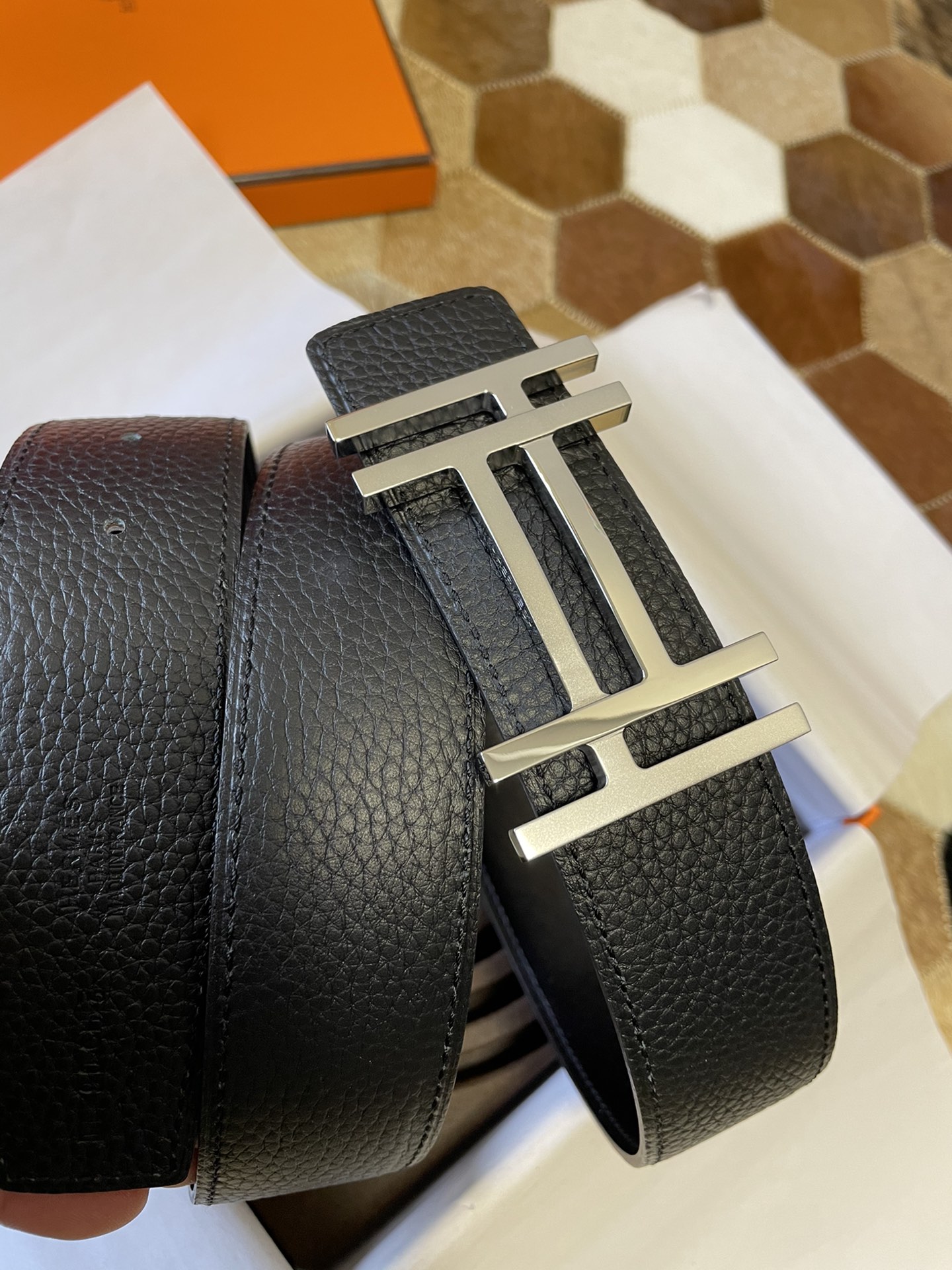 Hermès Male Basic Belt 13514-m