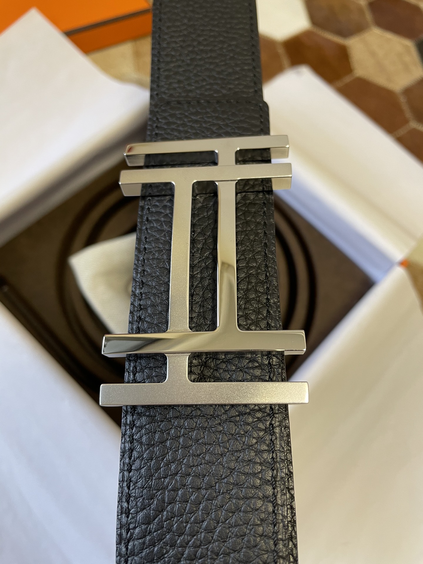 Hermès Male Basic Belt 13514-m