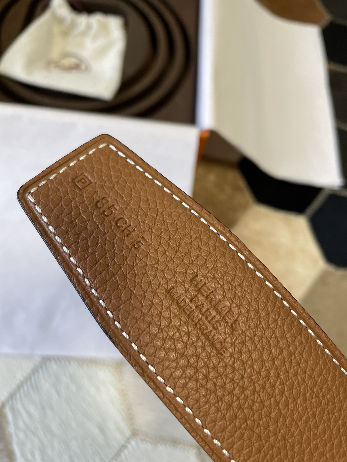 Hermès Male Basic Belt 13514-m