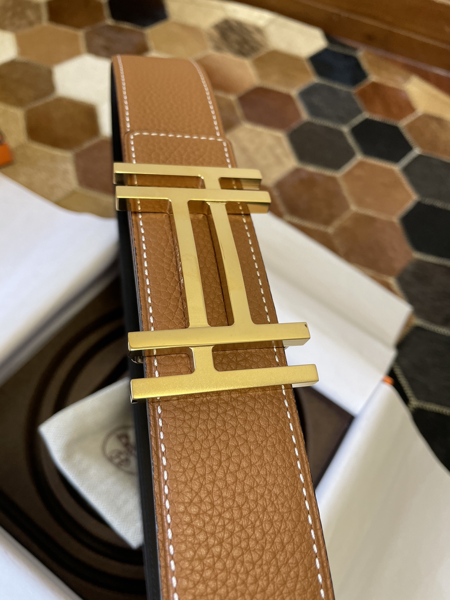 Hermès Male Basic Belt 13514-m