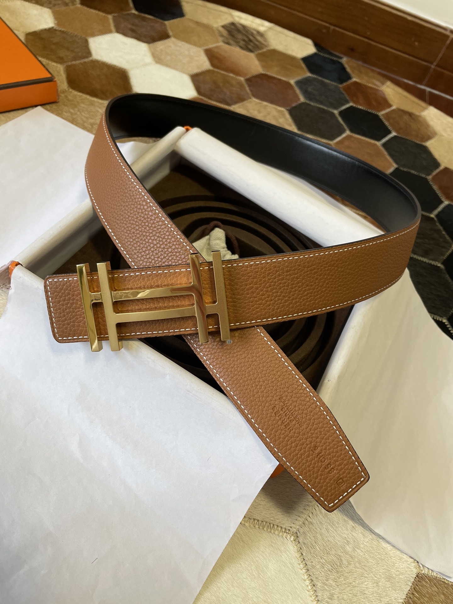 Hermès Male Basic Belt 13514-m
