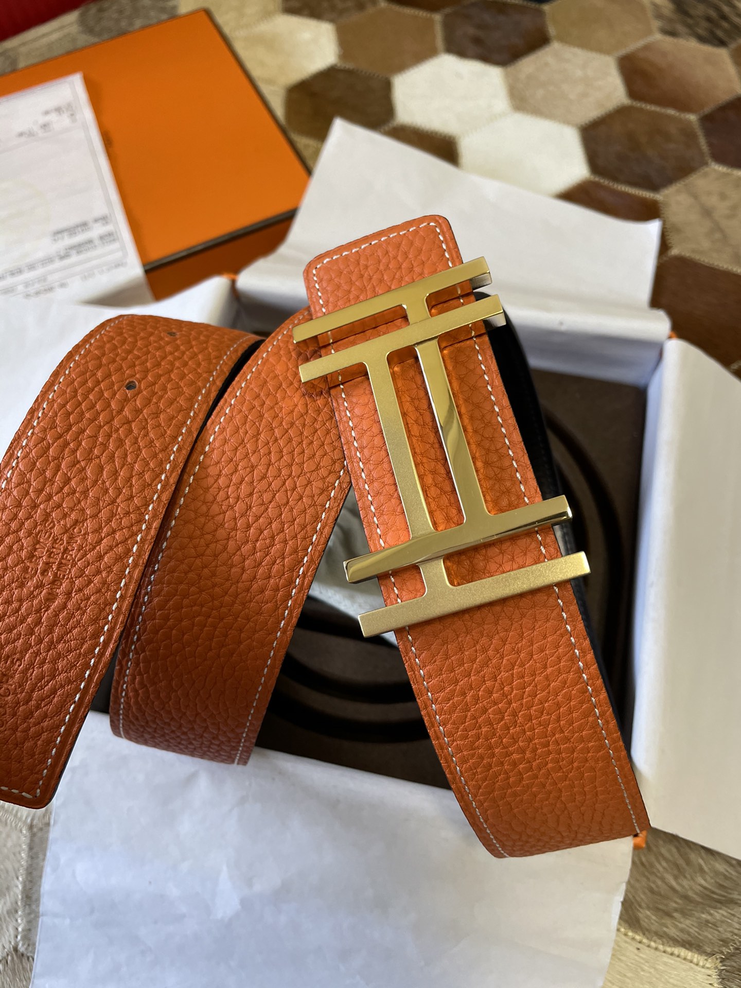 Hermès Male Basic Belt 13514-m