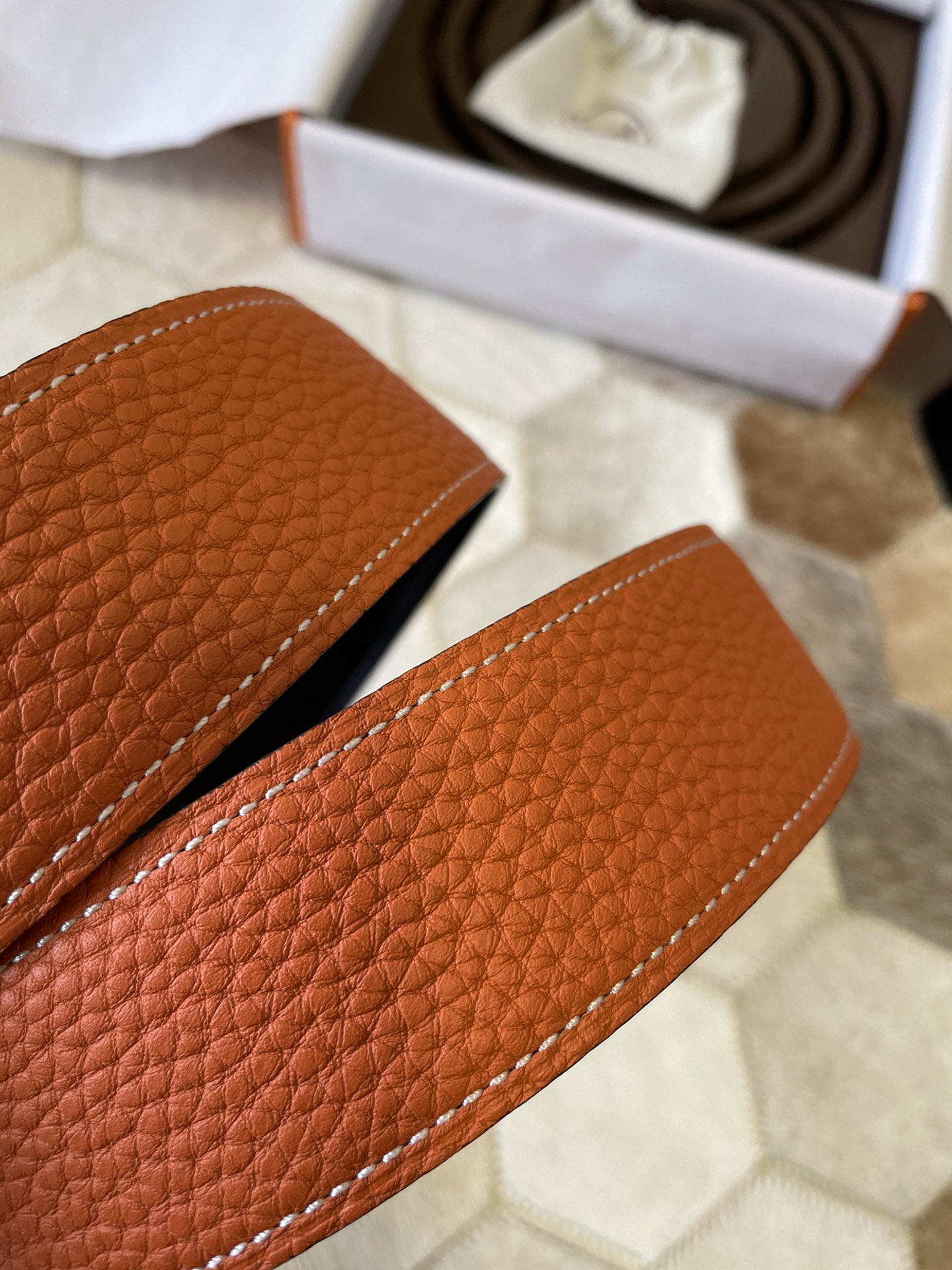 Hermès Male Basic Belt 13514-m