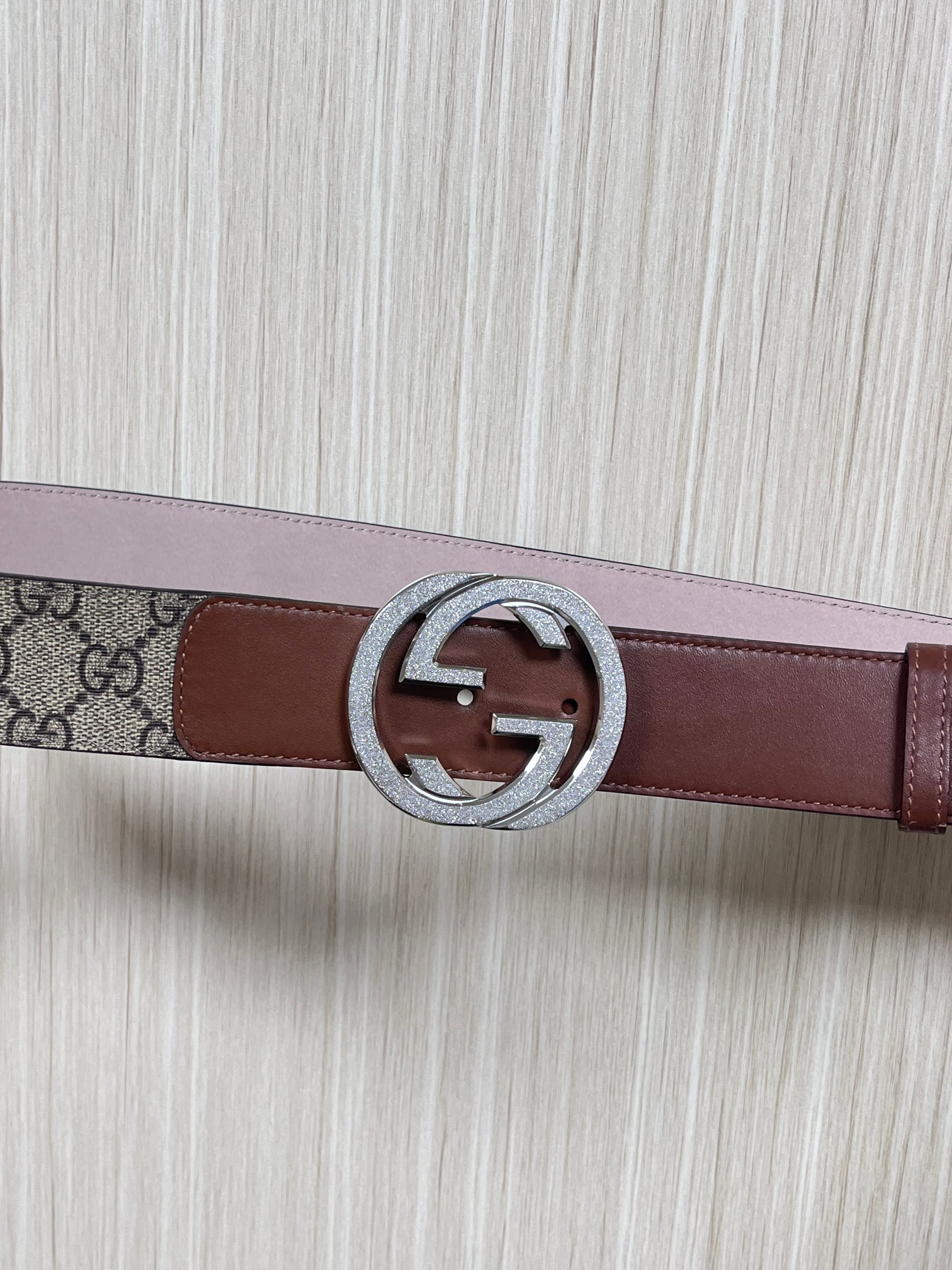 Gucci Basic Belt Canvas Brown S-m