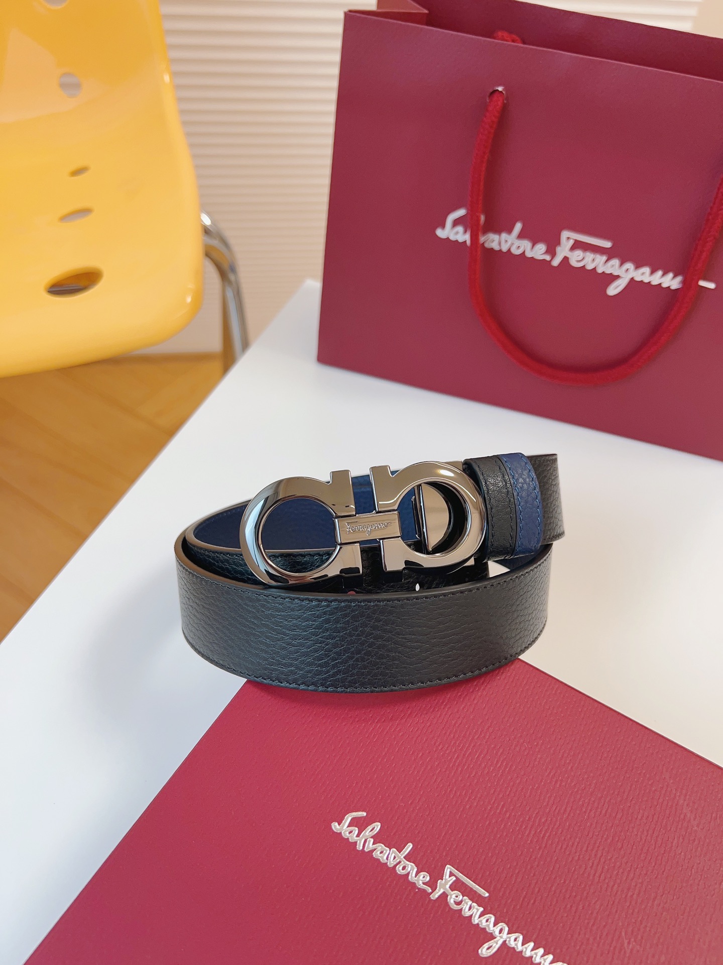 Salvatore Ferragamo Male Basic Belt Cow Leather M