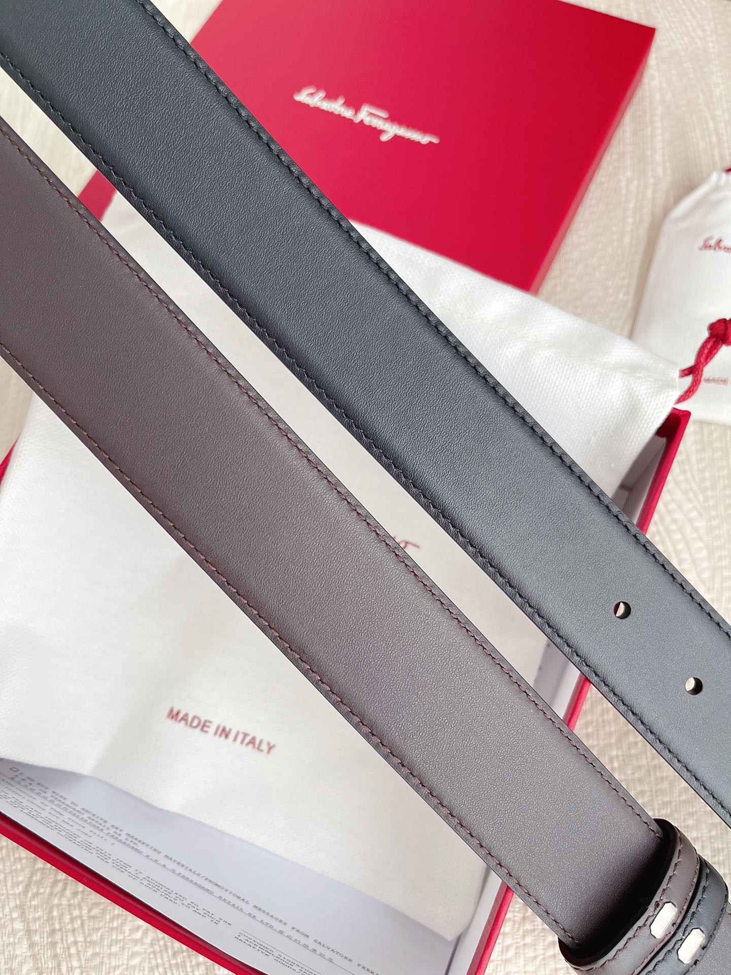 Salvatore Ferragamo Basic Belt Cow Leather