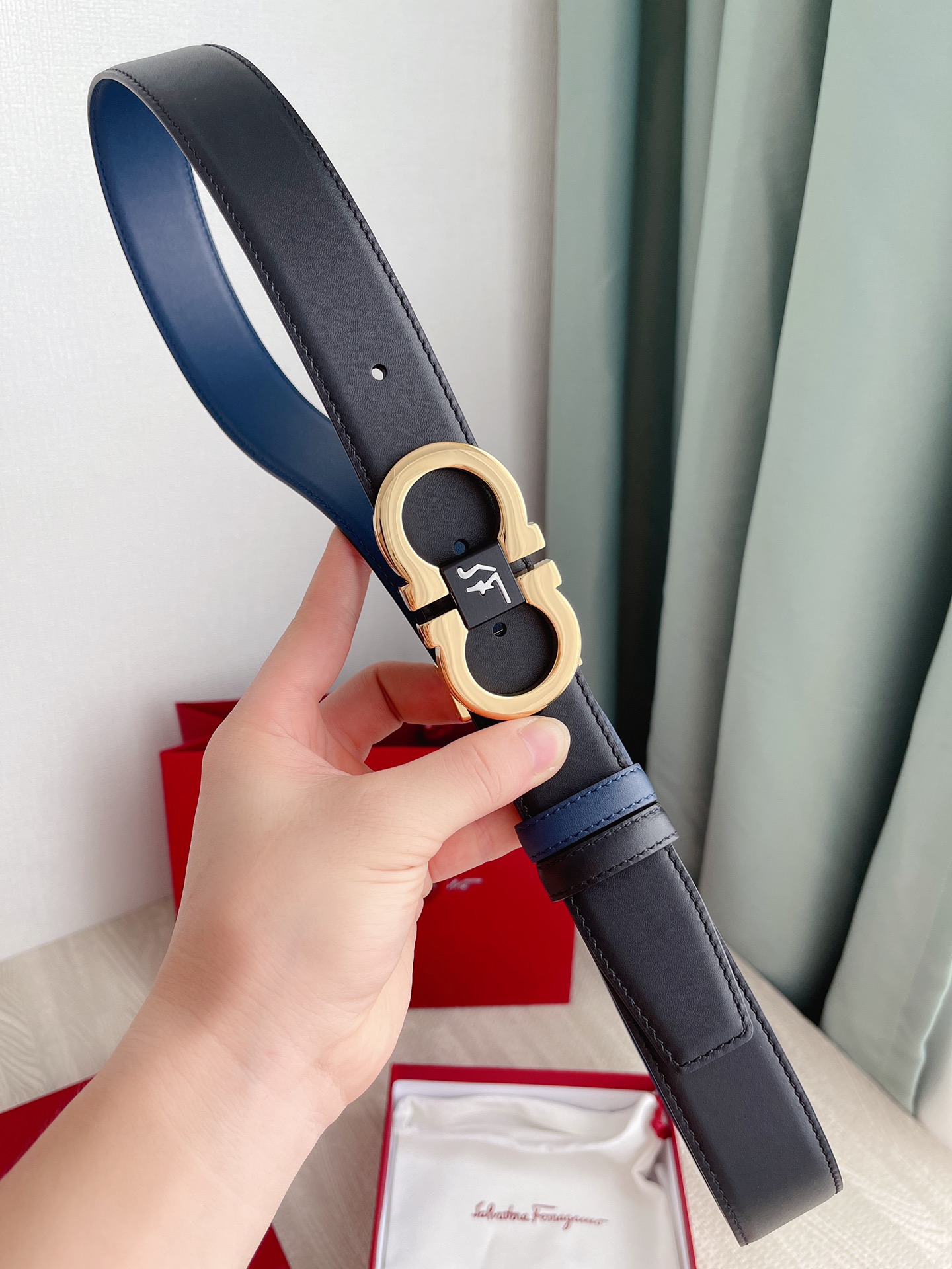 Salvatore Ferragamo Basic Belt Cow Leather