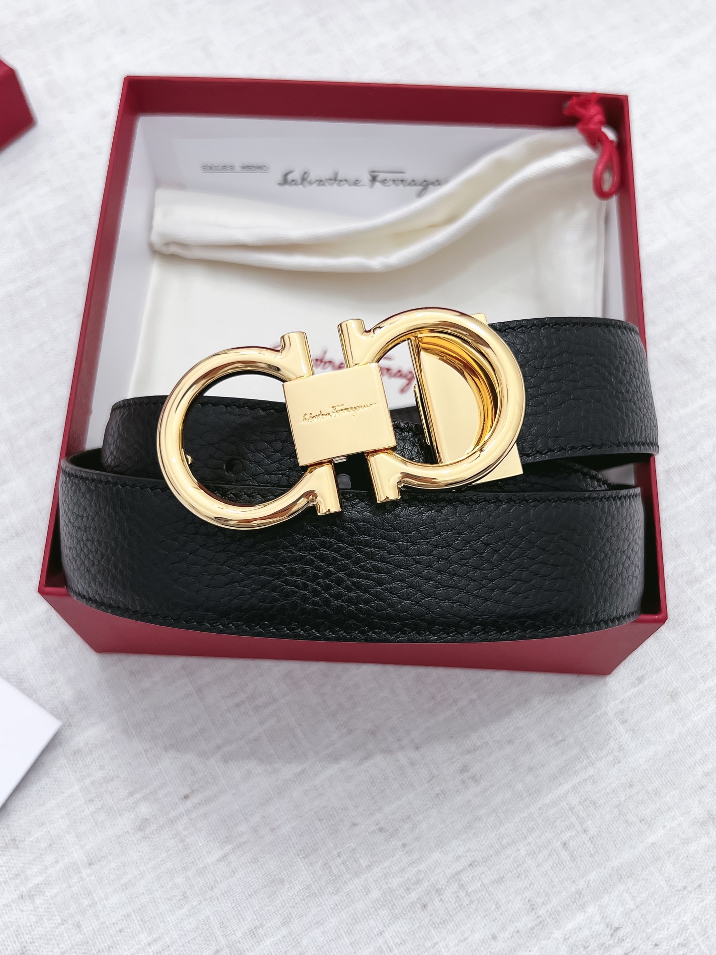 Salvatore Ferragamo Male Basic Belt 35mm-s-m-l