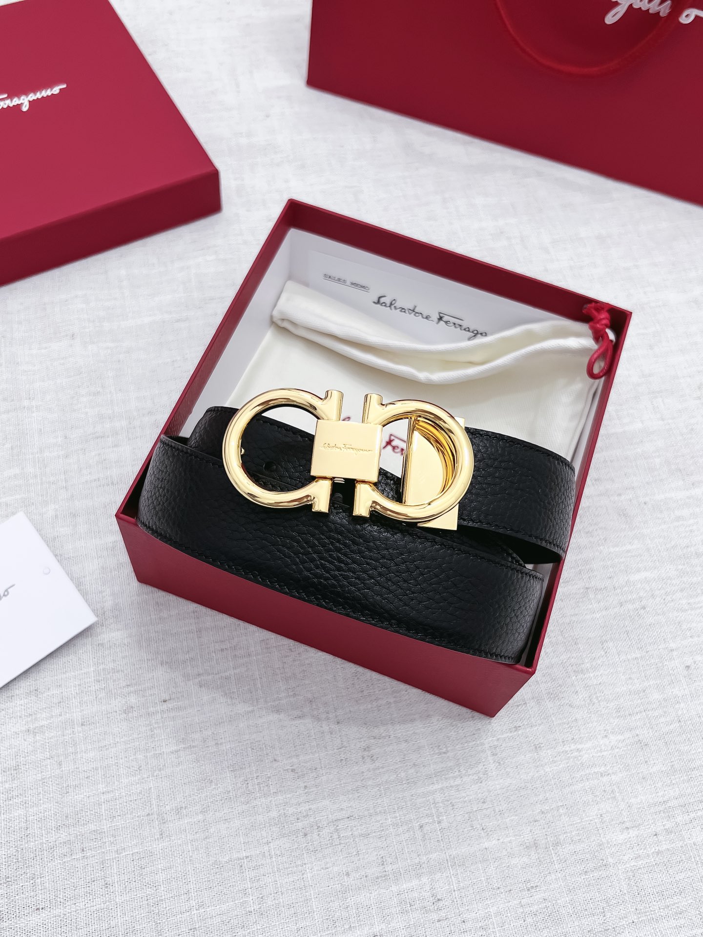 Salvatore Ferragamo Male Basic Belt 35mm-s-m-l
