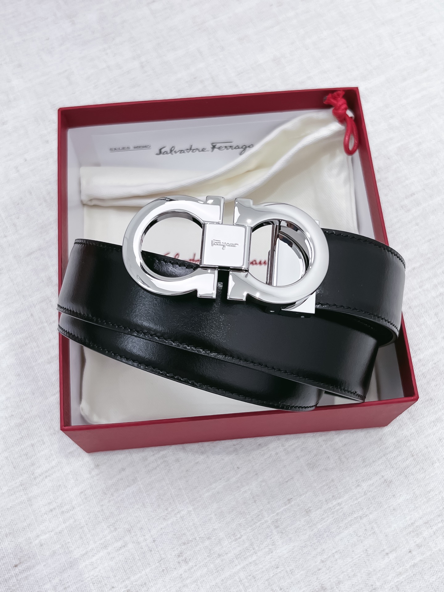 Salvatore Ferragamo Male Basic Belt 35mm-s-m-l