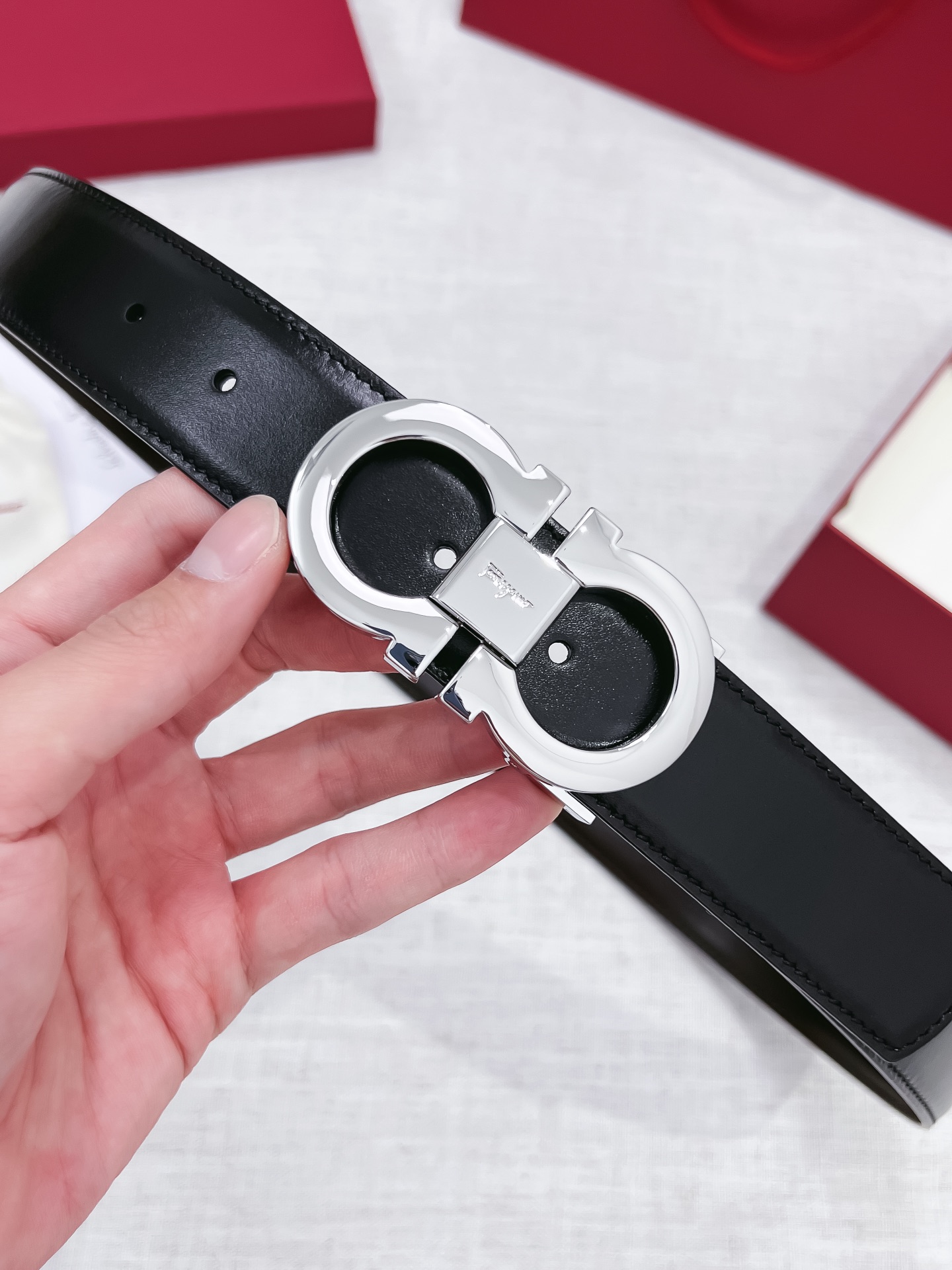 Salvatore Ferragamo Male Basic Belt 35mm-s-m-l