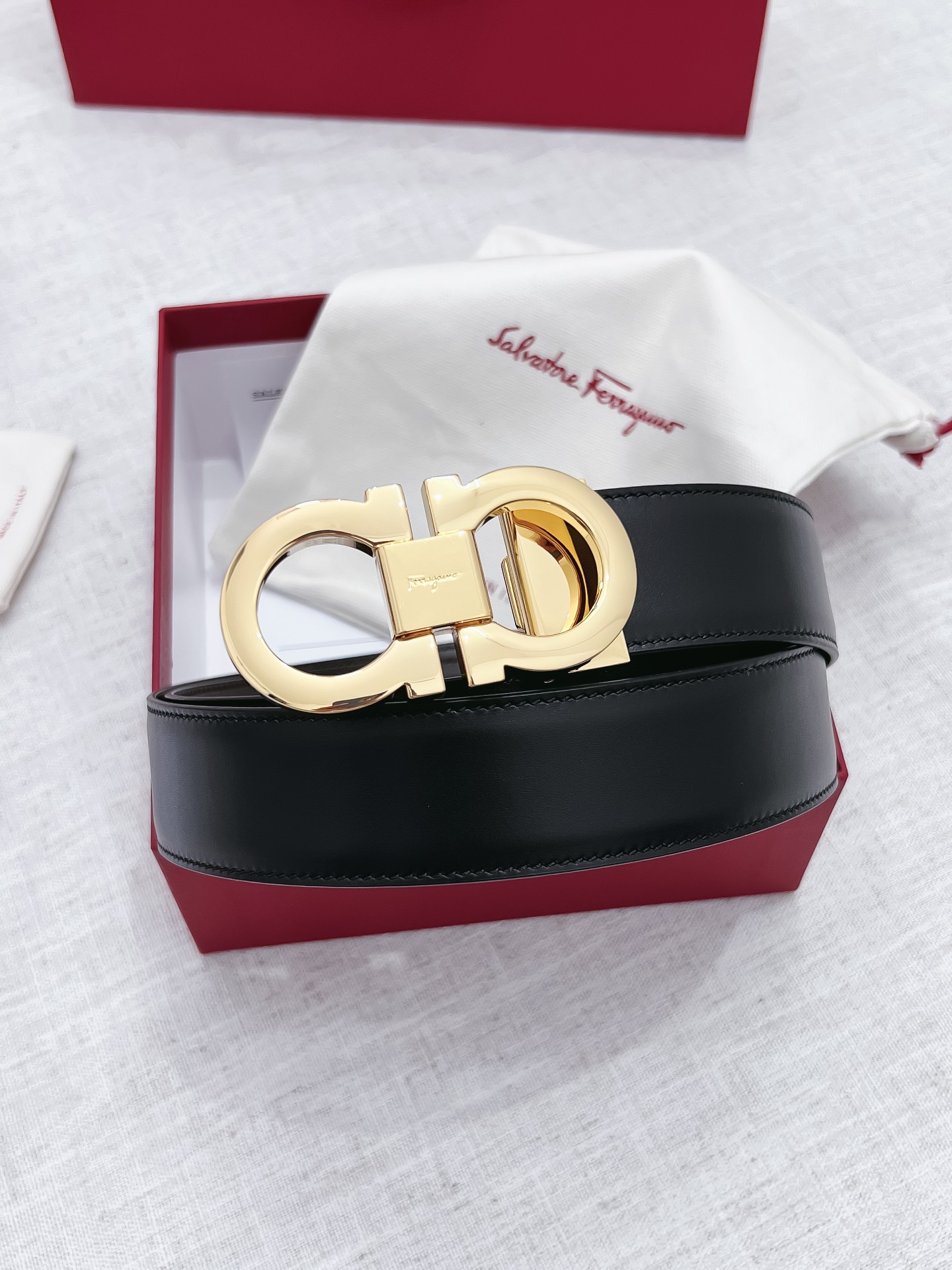 Salvatore Ferragamo Male Basic Belt 35mm-s-m-l