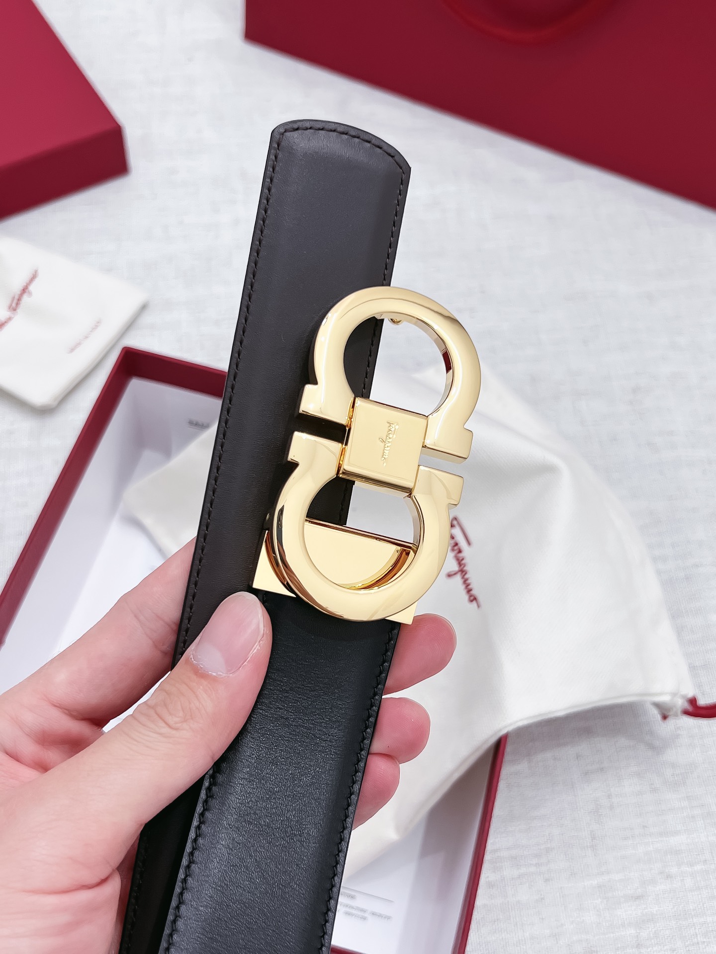 Salvatore Ferragamo Male Basic Belt 35mm-s-m-l