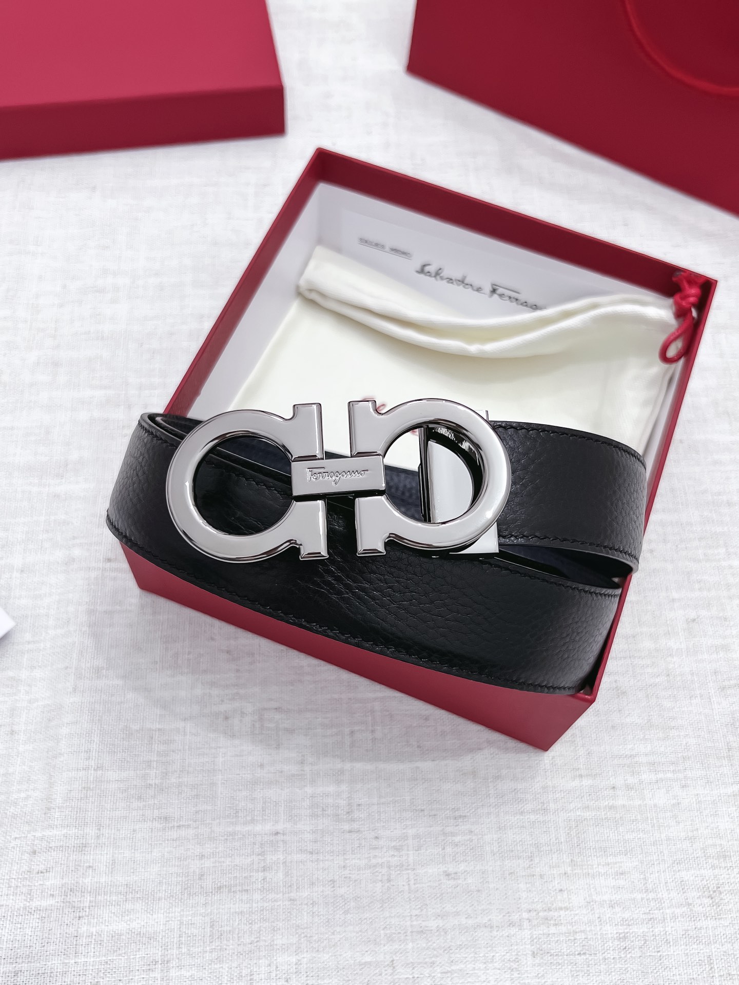 Salvatore Ferragamo Male Basic Belt 35mm-s-m-l