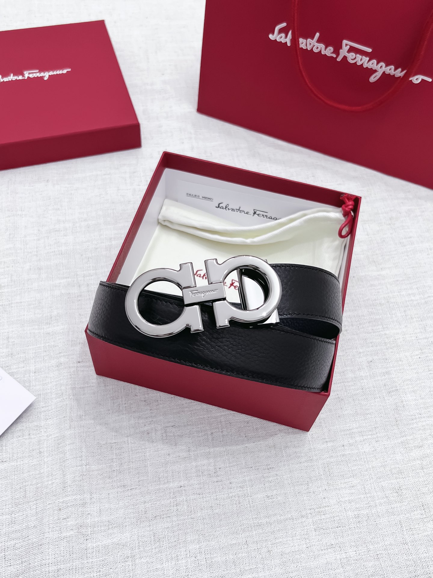 Salvatore Ferragamo Male Basic Belt 35mm-s-m-l