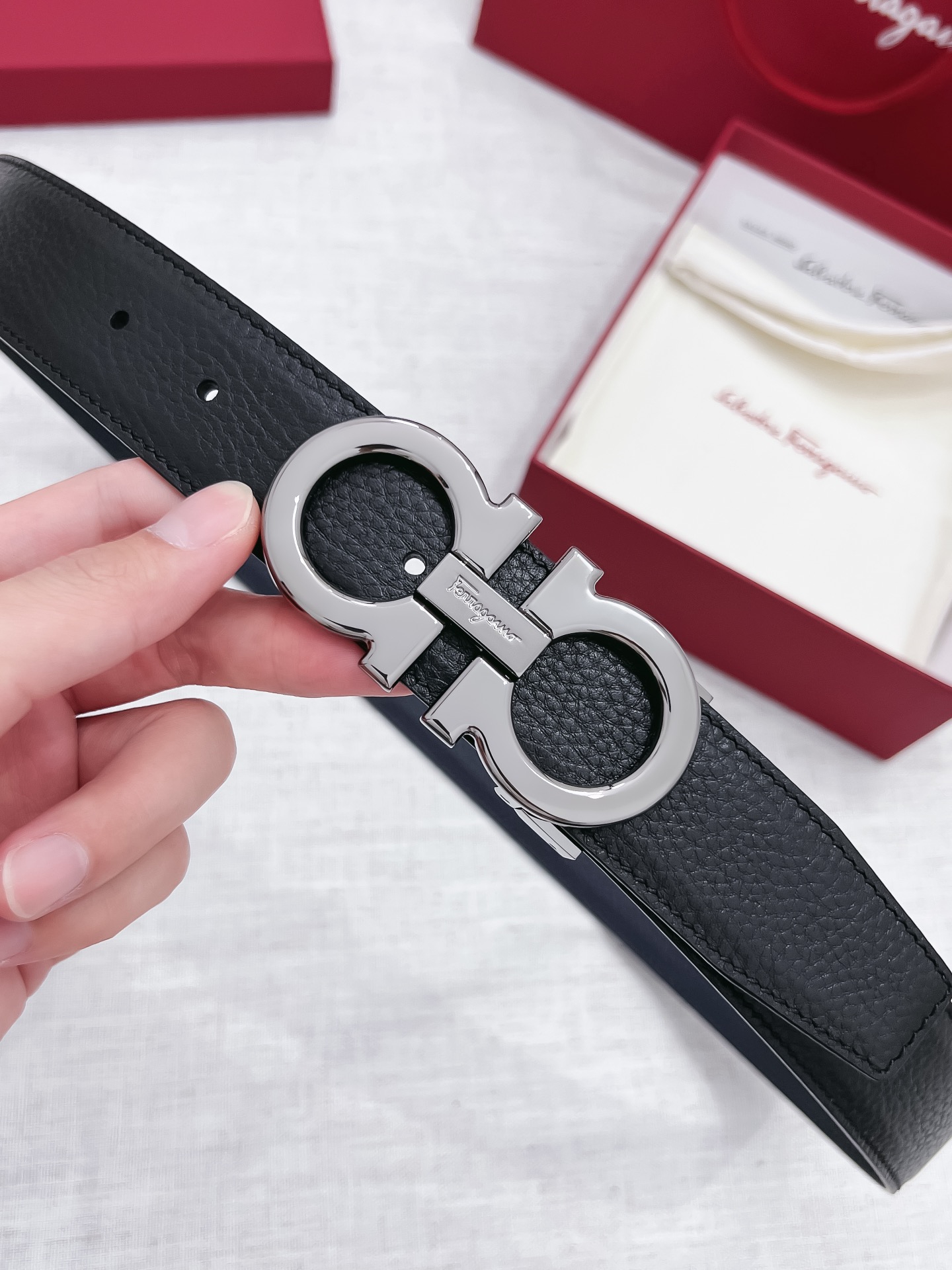 Salvatore Ferragamo Male Basic Belt 35mm-s-m-l