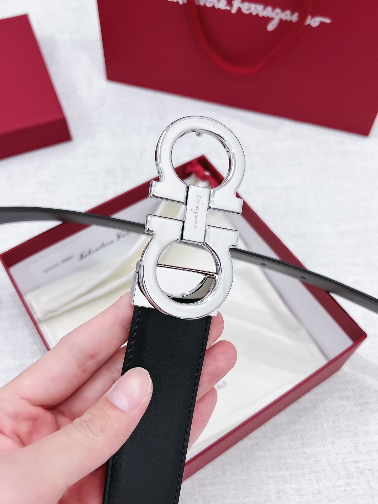 Salvatore Ferragamo Male Basic Belt 35mm-s-m-l