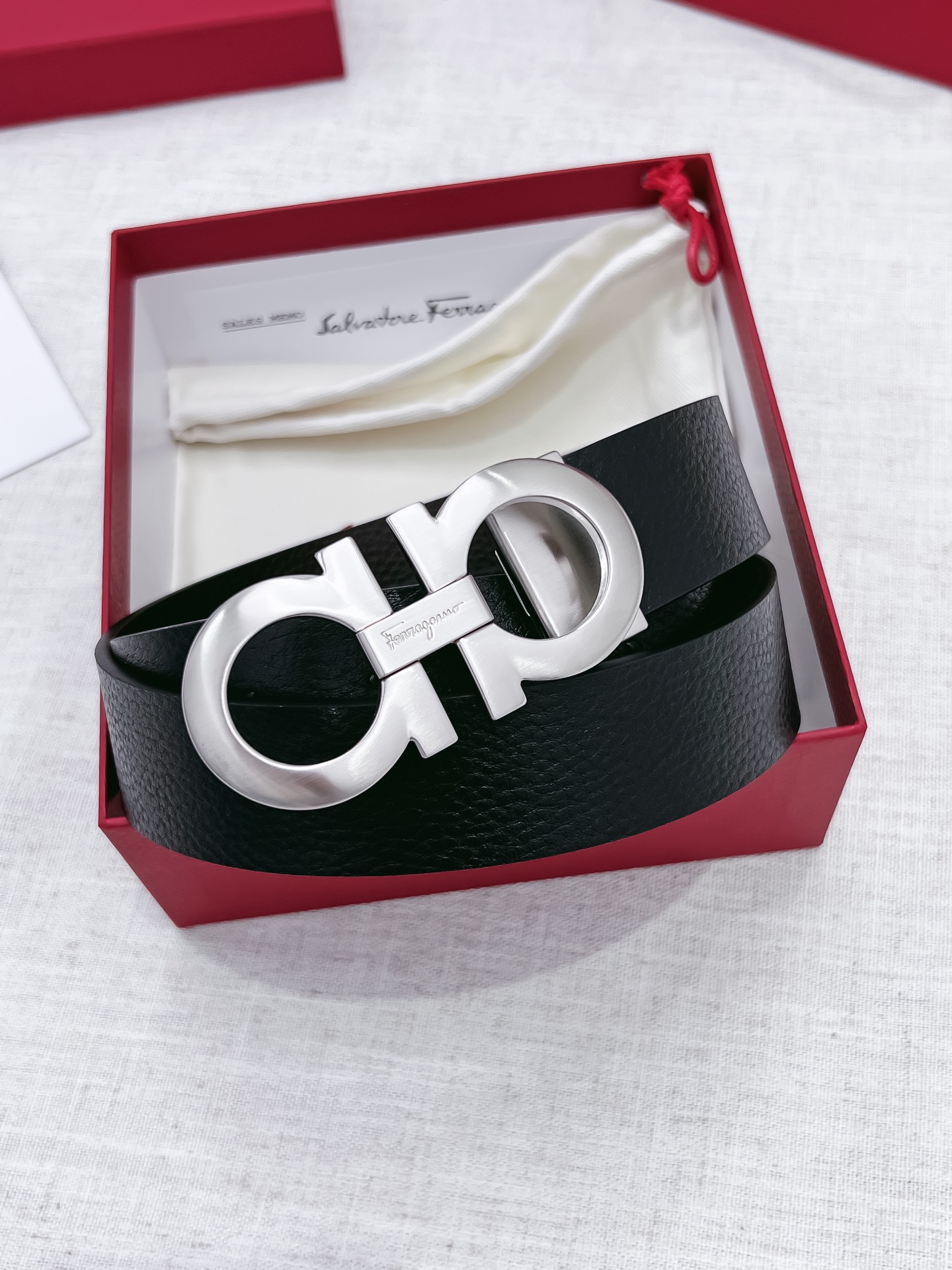 Salvatore Ferragamo Male Basic Belt 35mm-s-m-l