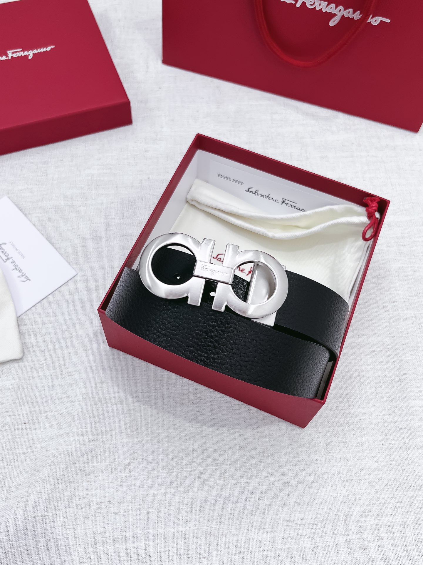 Salvatore Ferragamo Male Basic Belt 35mm-s-m-l