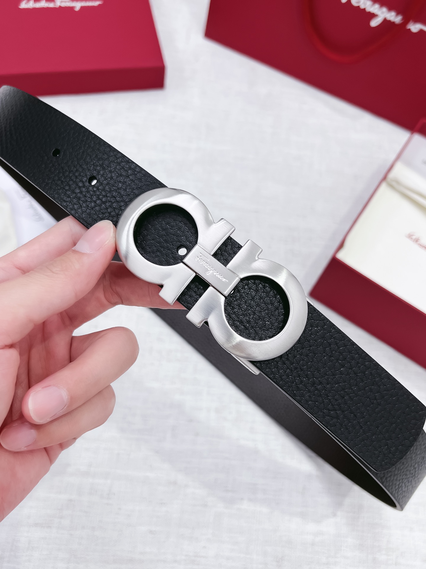 Salvatore Ferragamo Male Basic Belt 35mm-s-m-l