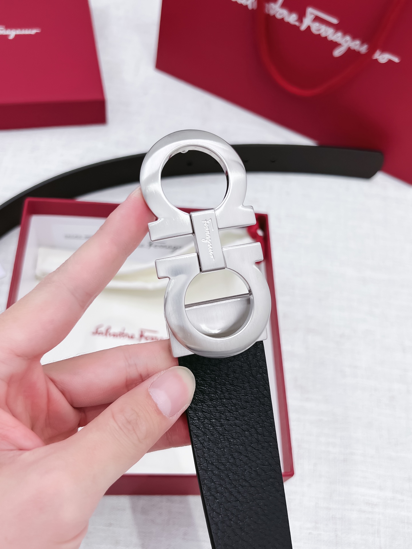 Salvatore Ferragamo Male Basic Belt 35mm-s-m-l