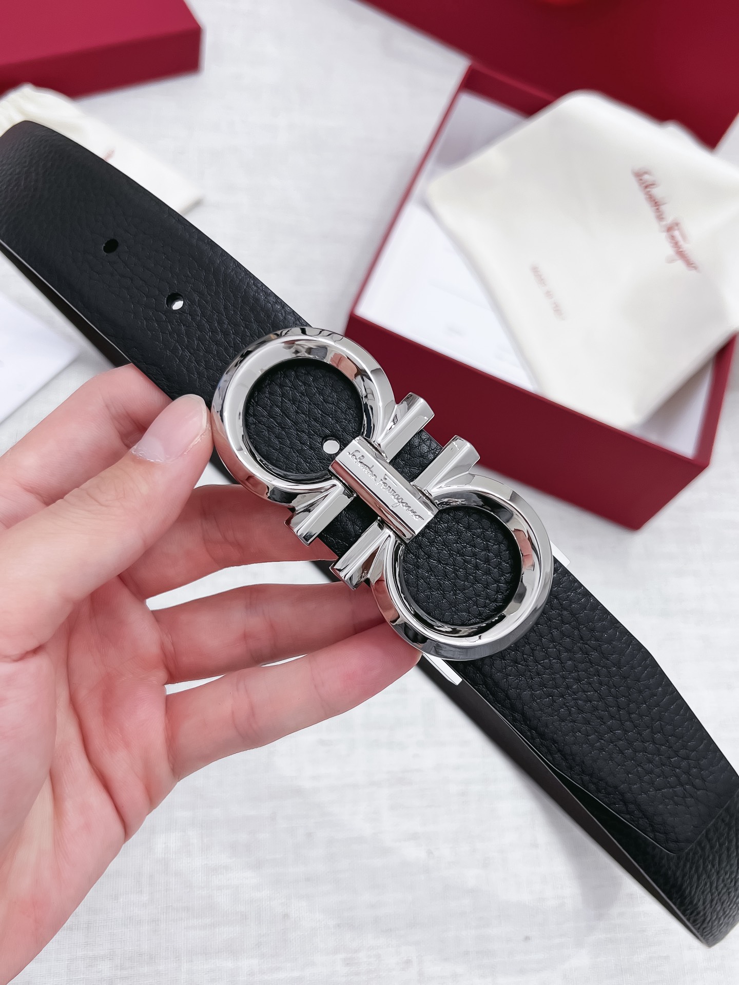 Salvatore Ferragamo Male Basic Belt 35mm-s-m-l