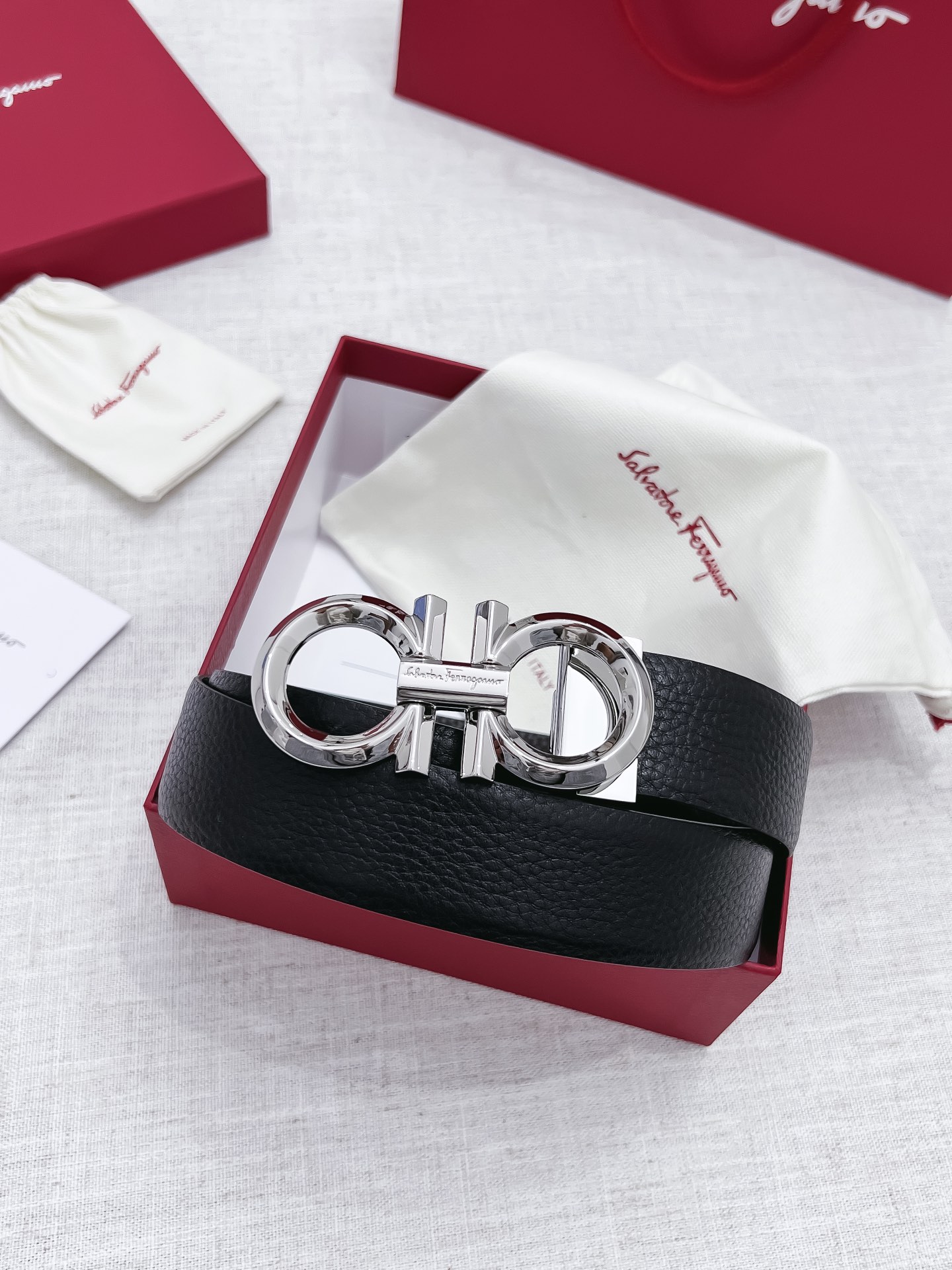 Salvatore Ferragamo Male Basic Belt 35mm-s-m-l