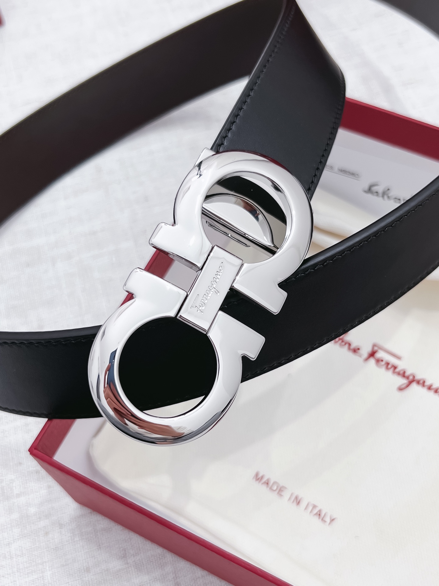 Salvatore Ferragamo Male Basic Belt 35mm-s-m-l