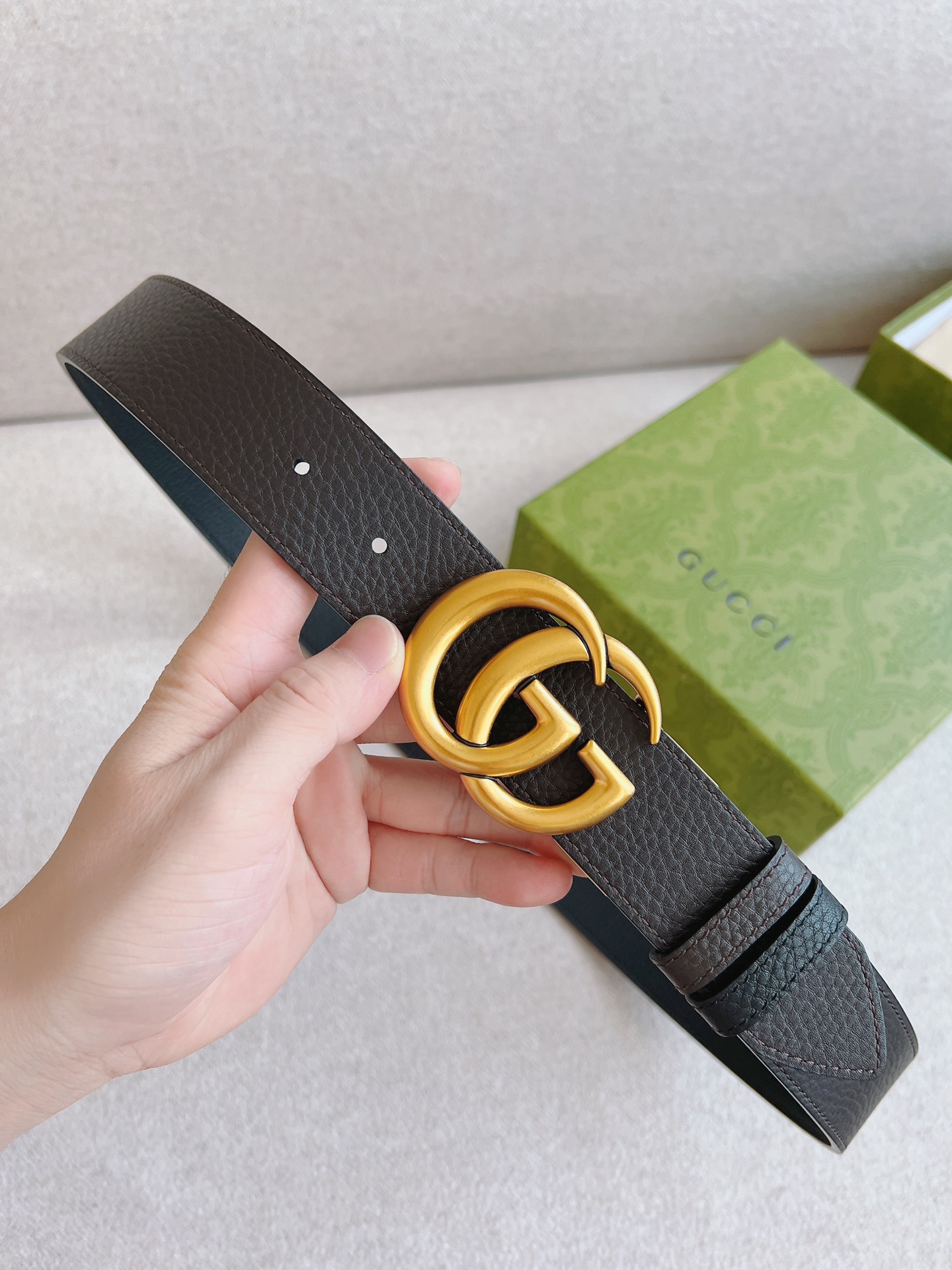 Gucci Male Basic Belt Cow Leather