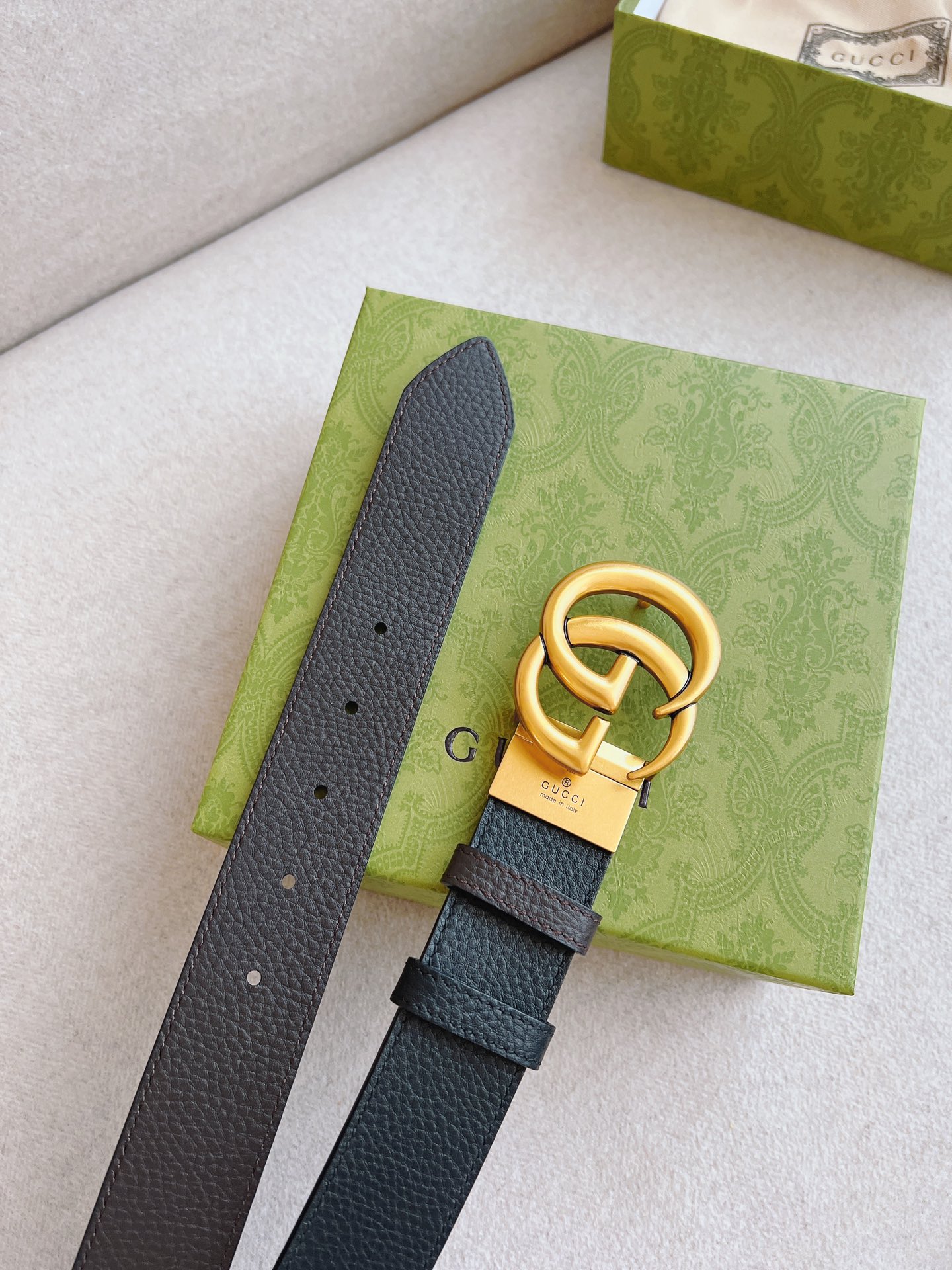 Gucci Male Basic Belt Cow Leather