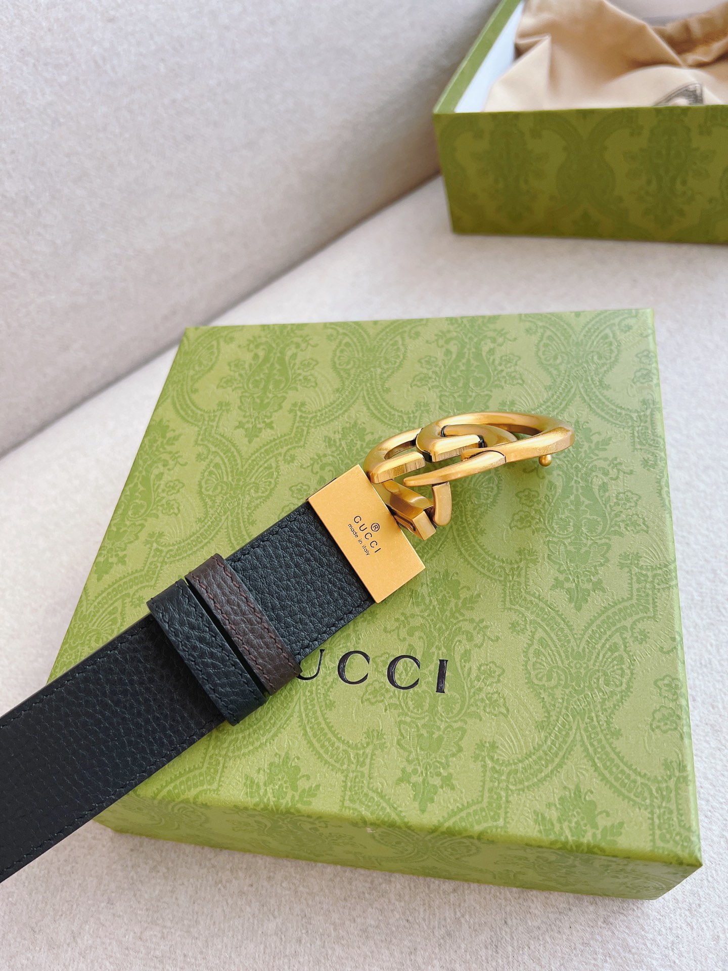 Gucci Male Basic Belt Cow Leather