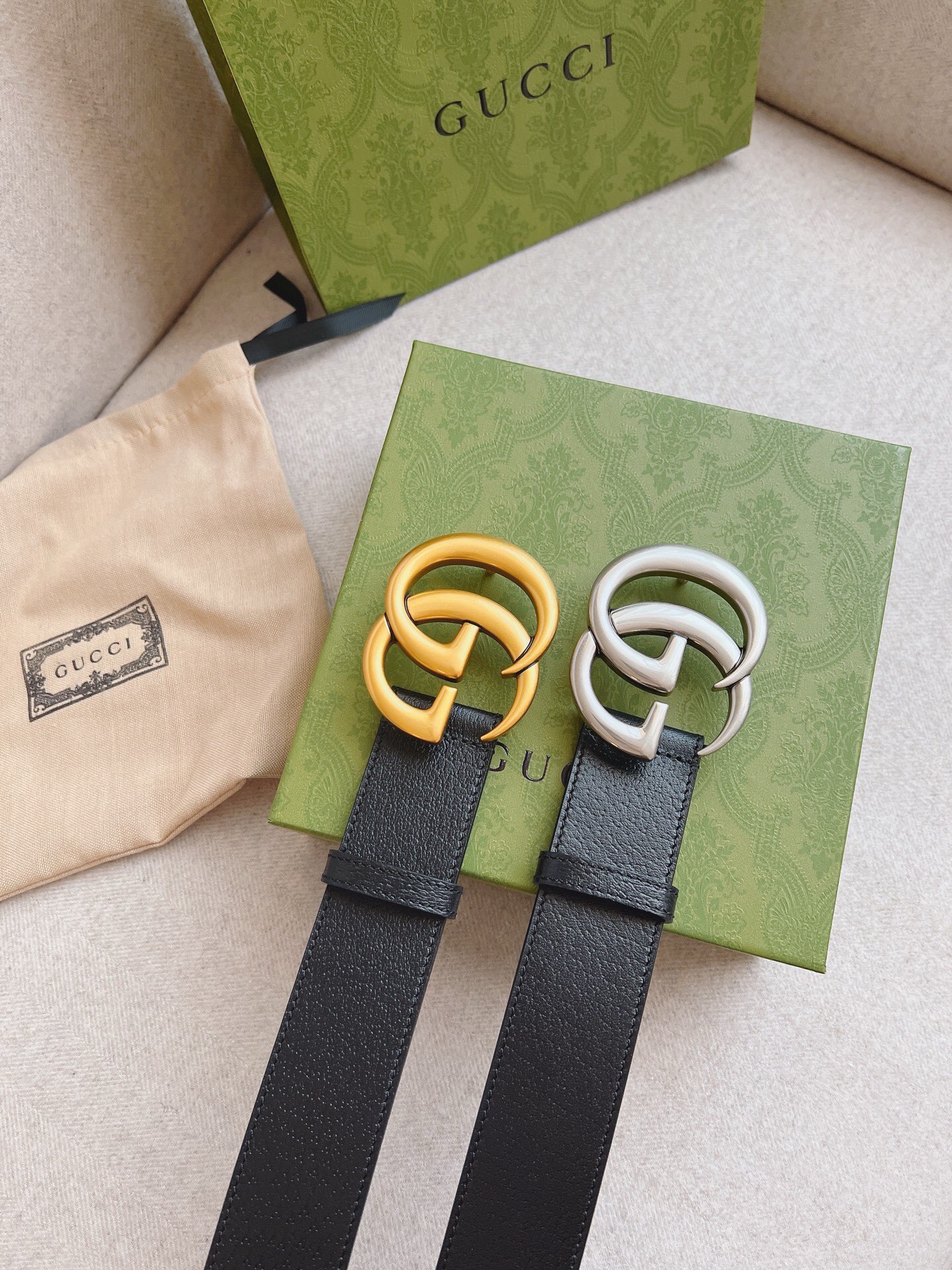 Gucci Male Basic Belt Cow Leather