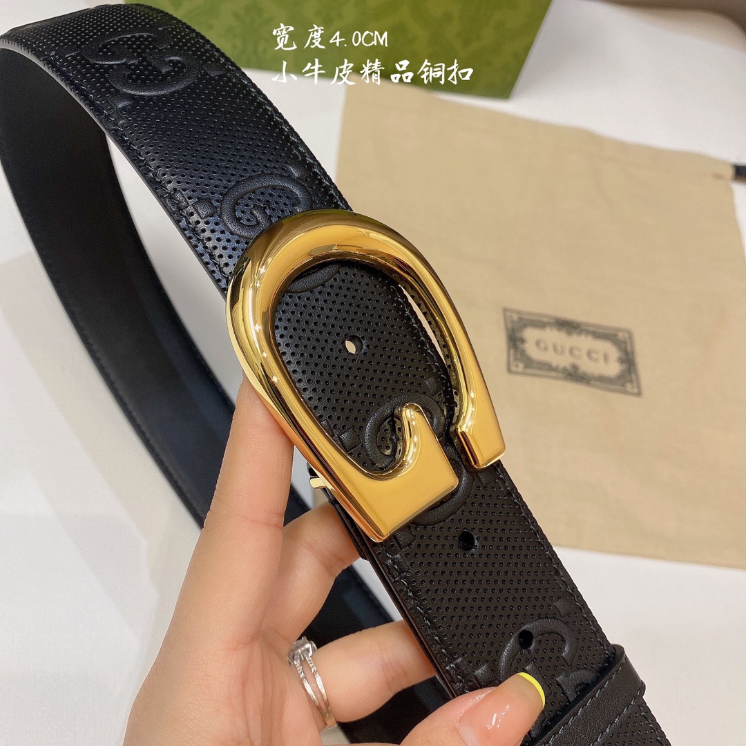 Gucci Male Basic Belt Cow Leather 13514-m