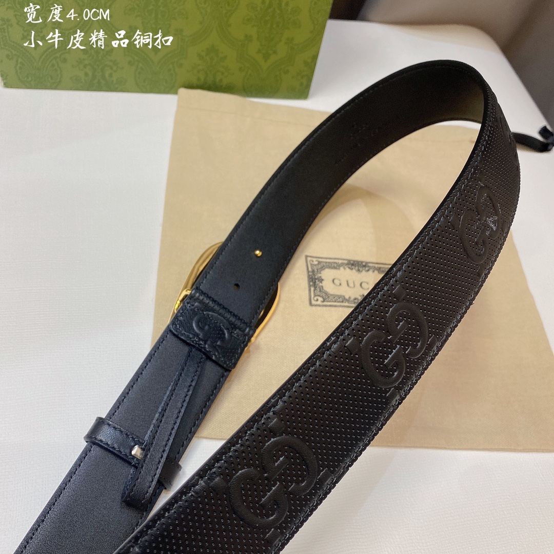 Gucci Male Basic Belt Cow Leather 13514-m