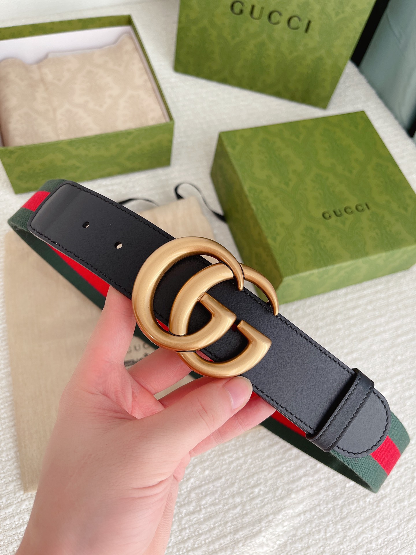 Gucci Male Basic Belt Cow Leather M