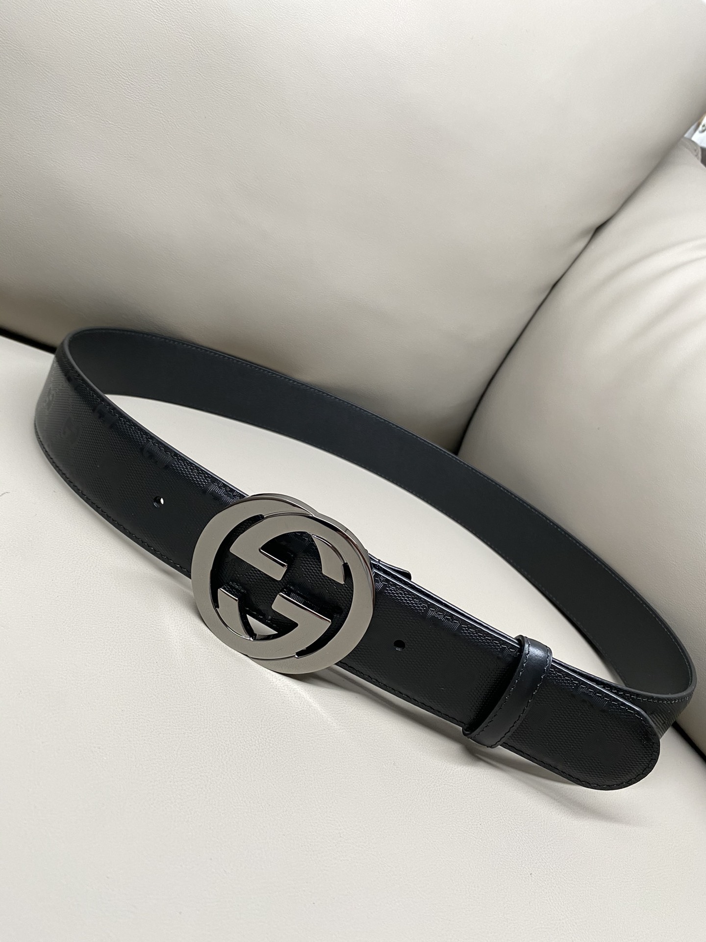 Gucci Male Canvas Belt Canvas S-m