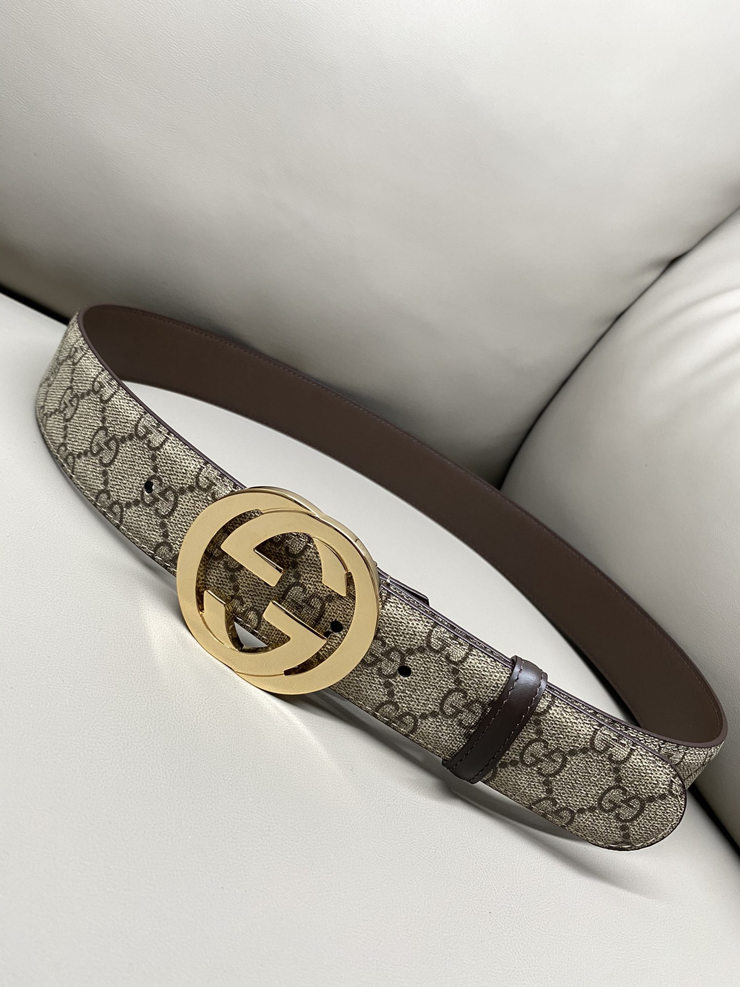 Gucci Male Canvas Belt Canvas S-m
